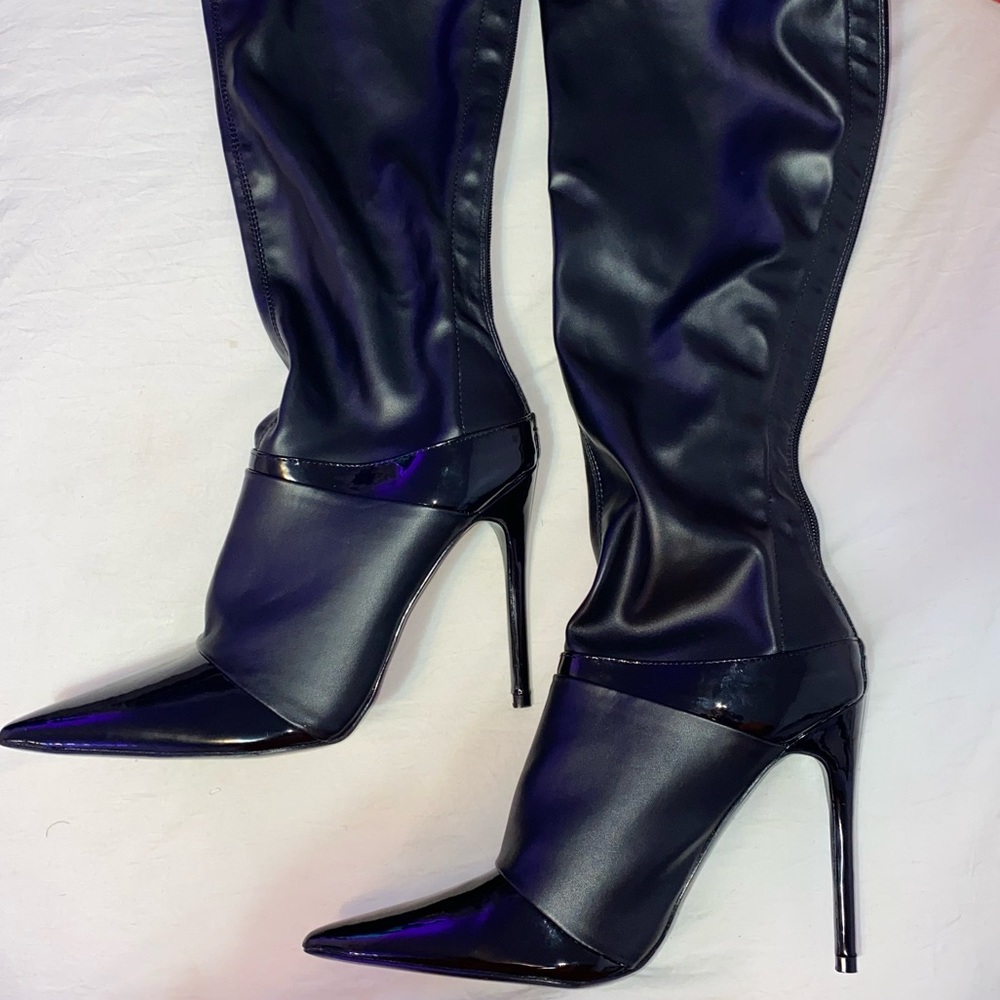 FashionNova Thigh High Heeled Boots
